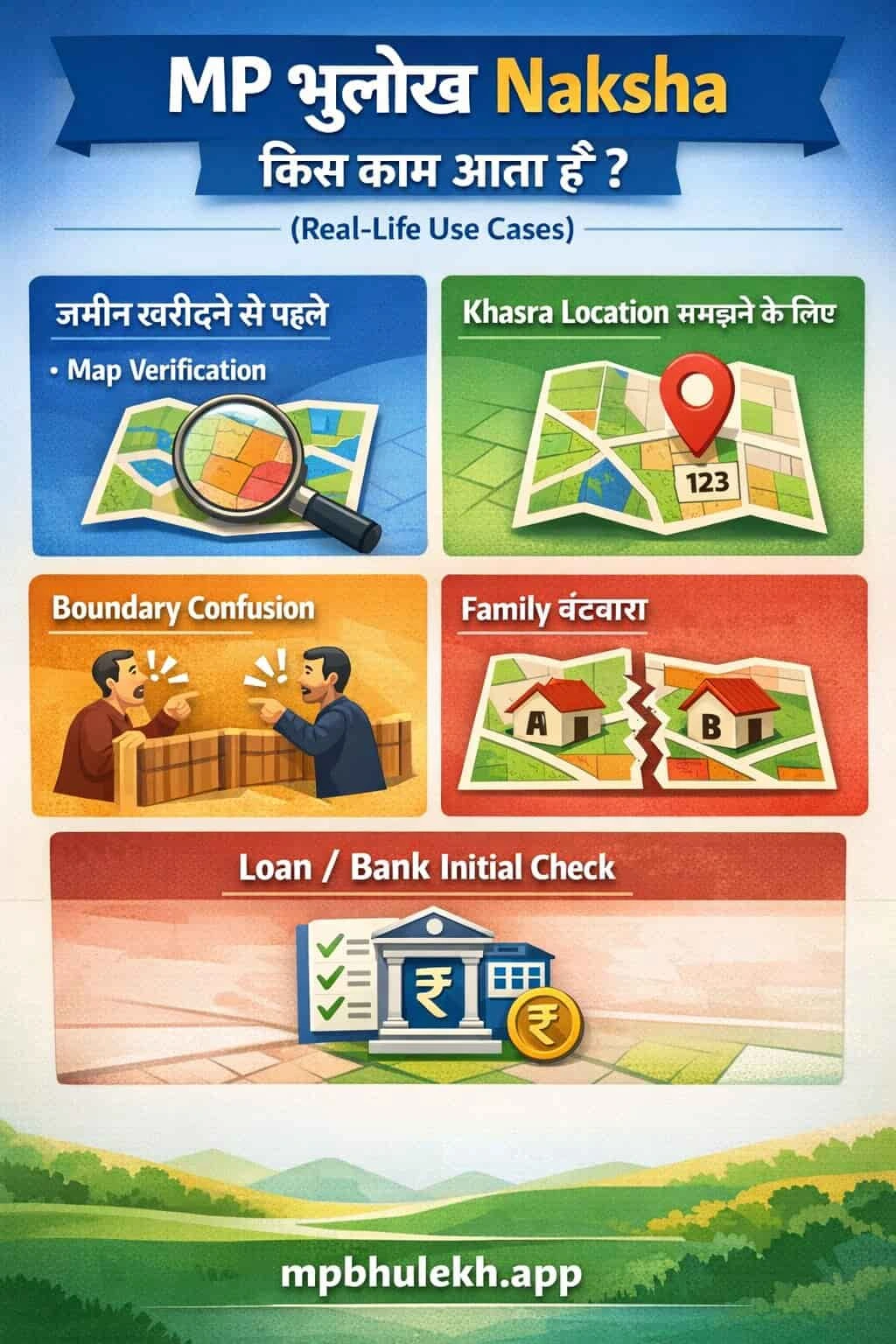 MP Bhulekh Naksha Uses